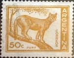 Sellos de America - Argentina -  Intercambio 0,20 usd 50 cents. 1960