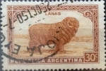 Stamps Argentina -  Intercambio 0,20 usd 30 cents. 1936