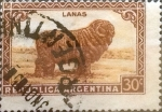 Stamps Argentina -  Intercambio 0,20 usd 30 cents. 1936