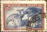 Stamps Argentina -  Intercambio 0,20 usd 2 pesos 1936