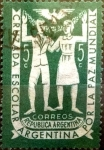 Sellos de America - Argentina -  Intercambio 0,20 usd 5 cents. 1947