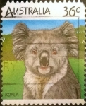 Stamps Australia -  Intercambio 0,55 usd 36 cents. 1986