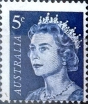 Stamps Australia -  Intercambio 0,20 usd 5 cents. 1967