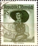 Stamps Austria -  Intercambio 0,20 usd 1 s. 1951