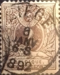 Stamps Belgium -  Intercambio 1,50 usd 2 cents. 1888