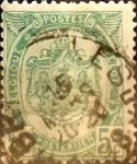 Stamps Belgium -  Intercambio 0,60 usd  5 cents. 1907