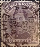 Stamps Belgium -  Intercambio 0,20 usd 15 cents. 1915