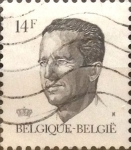 Stamps Belgium -  Intercambio 0,20 usd 14 francos 1990