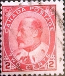 Stamps Canada -  Intercambio 0,20 usd 2 cents. 1903