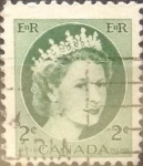 Stamps Canada -  Intercambio 0,20 usd 2 cents. 1954