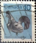 Stamps Canada -  Intercambio 0,20 usd 10 cents. 1982