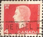 Stamps Canada -  Intercambio 0,20 usd 4 cents. 1963