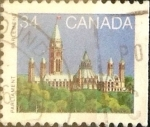 Stamps Canada -  Intercambio 0,20 usd 34 cents. 1985