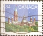 Sellos de America - Canad -  Intercambio 0,20 usd 34 cents. 1985