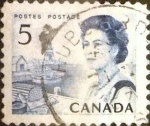 Stamps Canada -  Intercambio 0,20 usd 5 cents. 1967