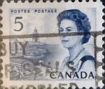 Stamps Canada -  Intercambio 0,20 usd 5 cents. 1967