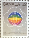 Sellos de America - Canad -  Intercambio 0,20 usd 32 cents. 1983