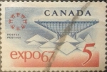 Sellos de America - Canad -  Intercambio 0,20 usd 5 cents. 1967