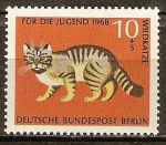 Stamps Germany -   Para la Juventud 1968, gato montés.