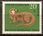 Sellos de Europa - Alemania -   Para la Juventud 1968, la nutria.