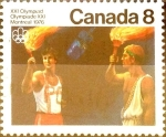 Sellos de America - Canad -  Intercambio 0,20 usd 8 cents. 1976