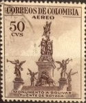 Sellos de America - Colombia -  Intercambio 0,20 usd 50 cents. 1954