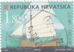 Stamps Croatia -  barco de epoca