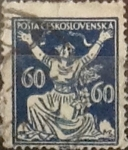 Sellos de Europa - Checoslovaquia -  Intercambio 0,20 usd 60 h. 1920