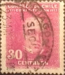 Stamps Chile -  Intercambio 0,20 usd 30 cents. 1934