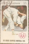 Stamps Cuba -  Intercambio nf4xb1 0,25 usd 13 cents. 1976