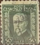 Stamps Czechoslovakia -  50 h. 1927