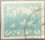 Stamps Czechoslovakia -  Intercambio 0,20  usd  20 h. 1918