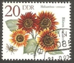 Stamps Germany -   2389 - Flor helianthus annuus