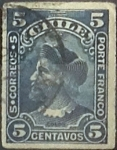 Sellos de America - Chile -  Intercambio 0,20  usd  5 cents. 1900