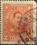 Stamps Chile -  Intercambio 0,20  usd  2 cents. 1911