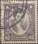 Sellos de America - Chile -  Intercambio 0,40  usd  40 cents. 1921