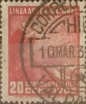 Stamps Chile -  Intercambio 0,20  usd  20 cents. 1931