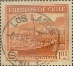 Stamps Chile -  Intercambio 0,20  usd 1 peso 1938