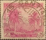 Stamps Chile -  Intercambio 0,25 usd 20 cents. 1936