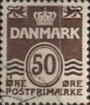 Stamps Denmark -  Intercambio 0,20 usd 50 ore 1974