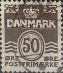 Stamps Denmark -  Intercambio 0,20 usd 50 ore 1974