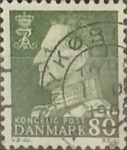 Stamps Denmark -  Intercambio 0,25 usd 80 ore 1967