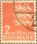 Stamps Denmark -  Intercambio 0,20 usd 2 krone 1947