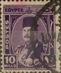 Stamps Egypt -  Intercambio 0,20 usd 10 miles. 1944