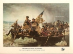Stamps : America : United_States :  Bicentennial Souvenir sheets / washington crossing delaware