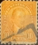 Stamps United States -  Intercambio 0,35 usd 10 cents. 1923