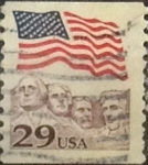 Stamps United States -  Intercambio 0,20 usd 29 cents. 1991