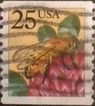 Stamps United States -  Intercambio 0,20 usd 25 cents. 1988