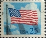 Stamps United States -  Intercambio 0,20 usd 25 cents. 1988