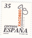 Sellos de Europa - Espaa -  logotipo Xacobeo- Galicia (19)